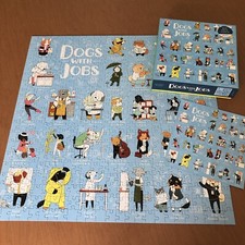 Dogs with Jobs 500 Piece Galison Jigsaw Puzzle by Eloise Narrigan