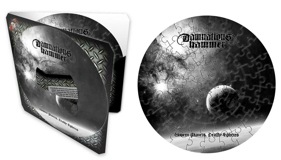 DAMNATIONS HAMMER PUZZLE JIGSAW UNSEEN PLANETS DEADLY SPHERES 72 TEILE PIECES - Bild 1 von 1