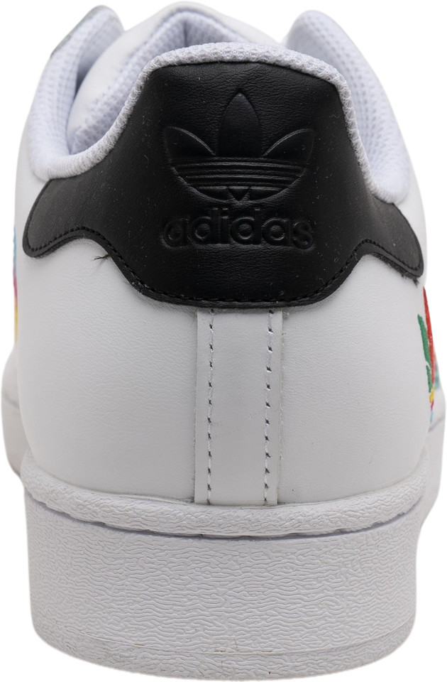 tenis adidas superstar colorful trefoil cloud white