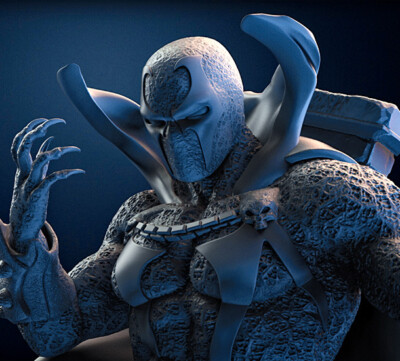 SPAWN, MARVEL, 1/4-1/24, FIGUR, FAN ART, 3D-DRUCK, STATUE, SANIX3D, MFW