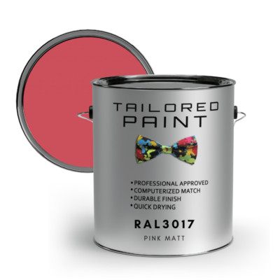 RAL3017 ROSA MATT matt uPVC Fenster & Tür 1K Pinsel oder Spray On