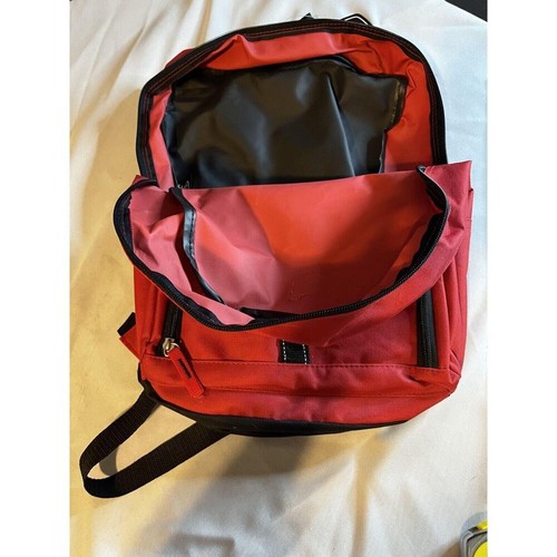 Tug Unisex Backpack Multiple Pockets 12" × 15" Red Color - Picture 3 of 8