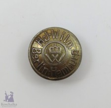 Juwelier H.J. Wilm Berlin - Hamburg Abzeichen Reversknopf 935er Silber (E3173)