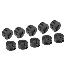 10 x 15mm Ferrite Cores Ring Clip-On RFI EMI Noise Suppression Filter Cable Clip