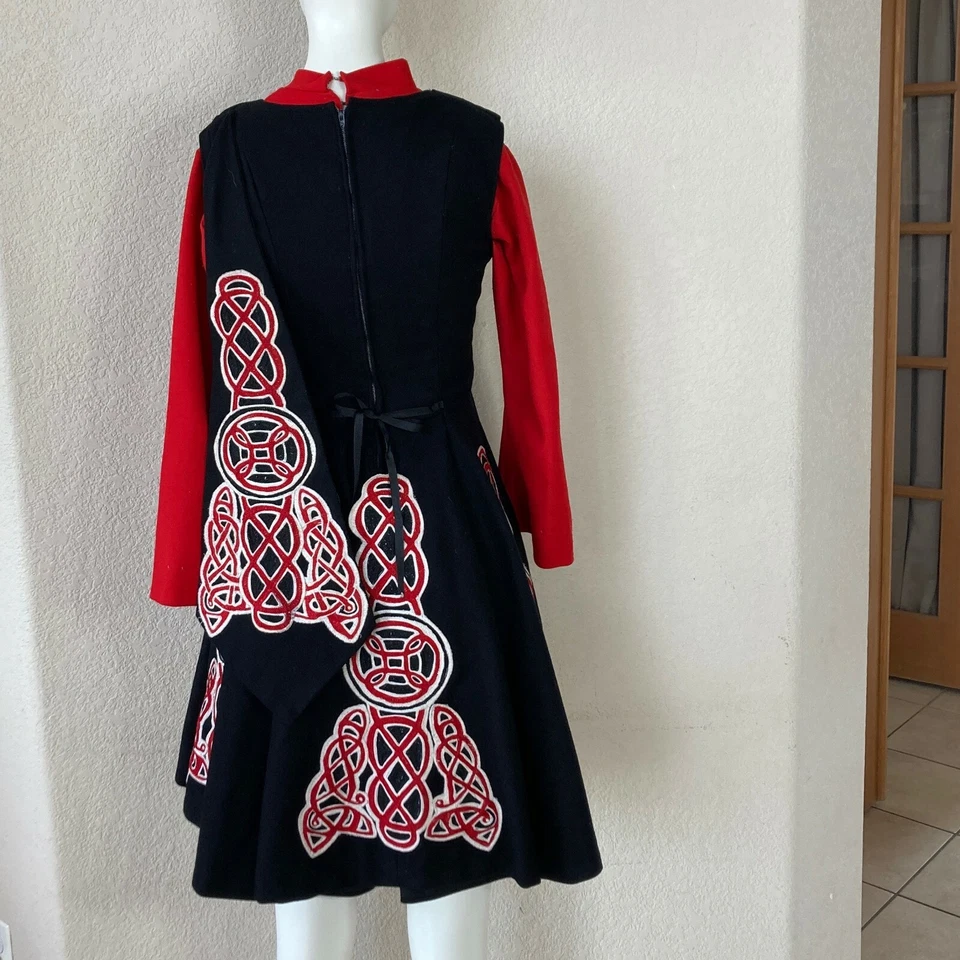 McTeggart ирландский шаг танец платье черный костюм вышитый 31 бюст - Изображение 3 из 4