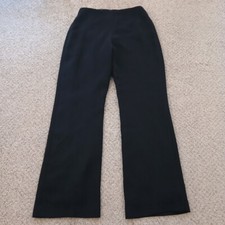 Bloomingdales Dress Pants Womens Size 10 Black Lined 30x31.5 Made In USA