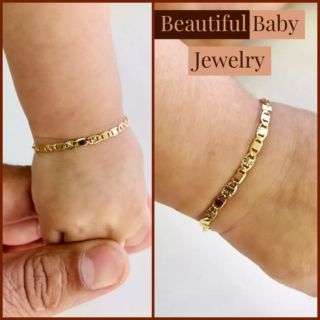 Custom Engraved Mom Baby Names Birthday Date Bracelets Figaro Link Chain  Smooth Bangle Personalized Family Love Gifts Jewelry