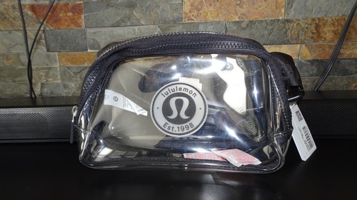 Lululemon NWT Everywhere Belt Bag 1L CLEAR TRANSPARENT Stadium Waist