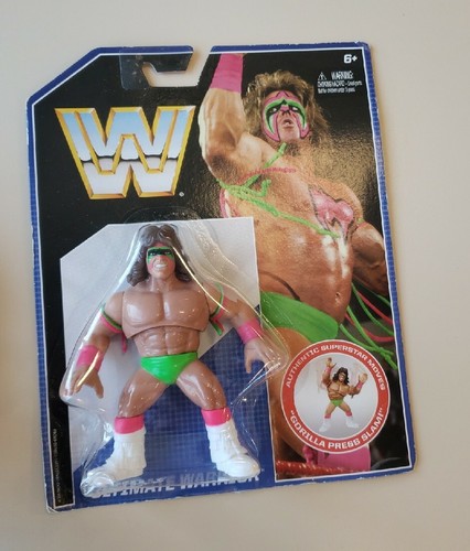 WWE Ultimate Warrior Retro Figure Series 1 2016 Go...