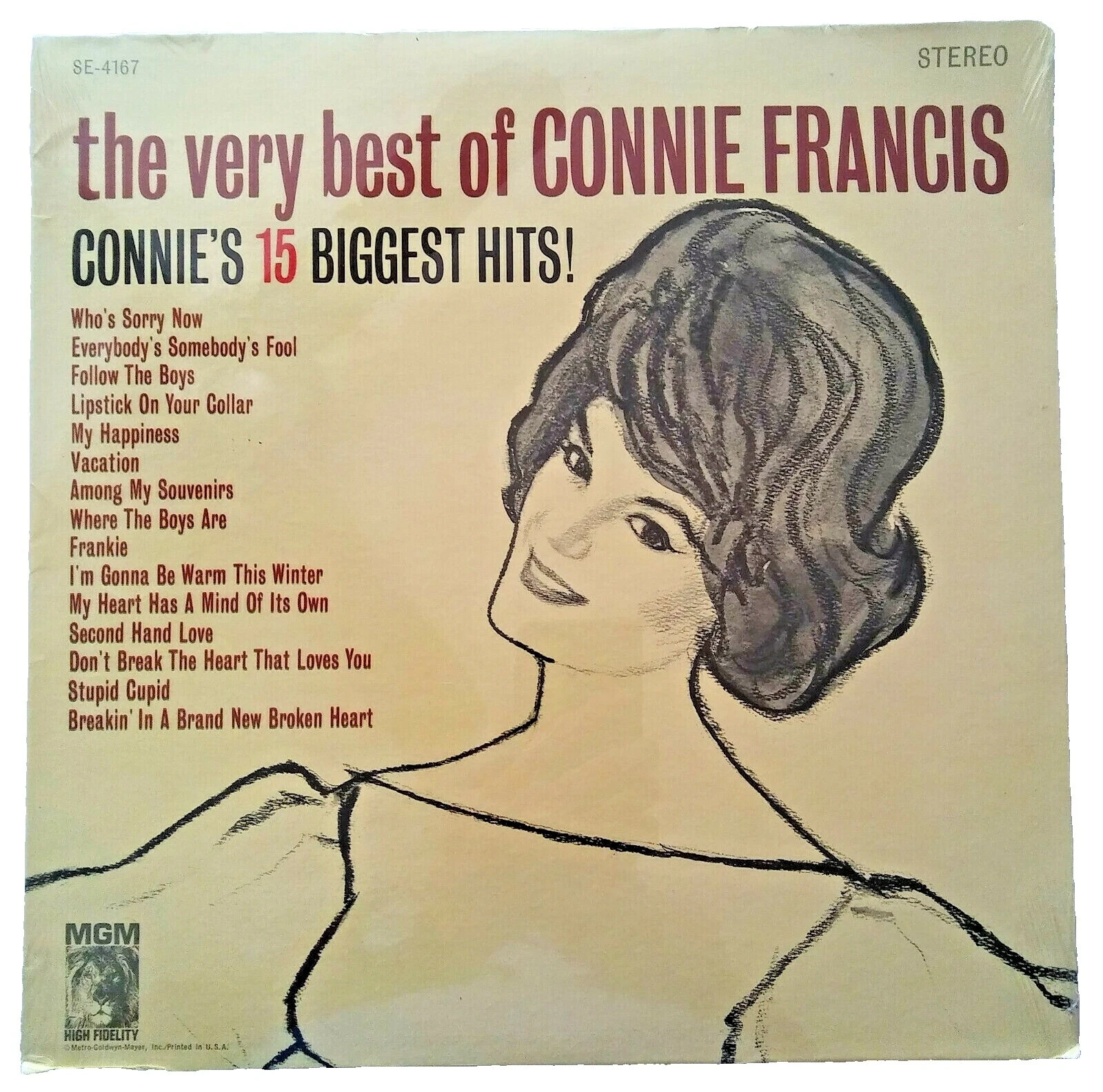 Pop Connie Francis Vinyl Records