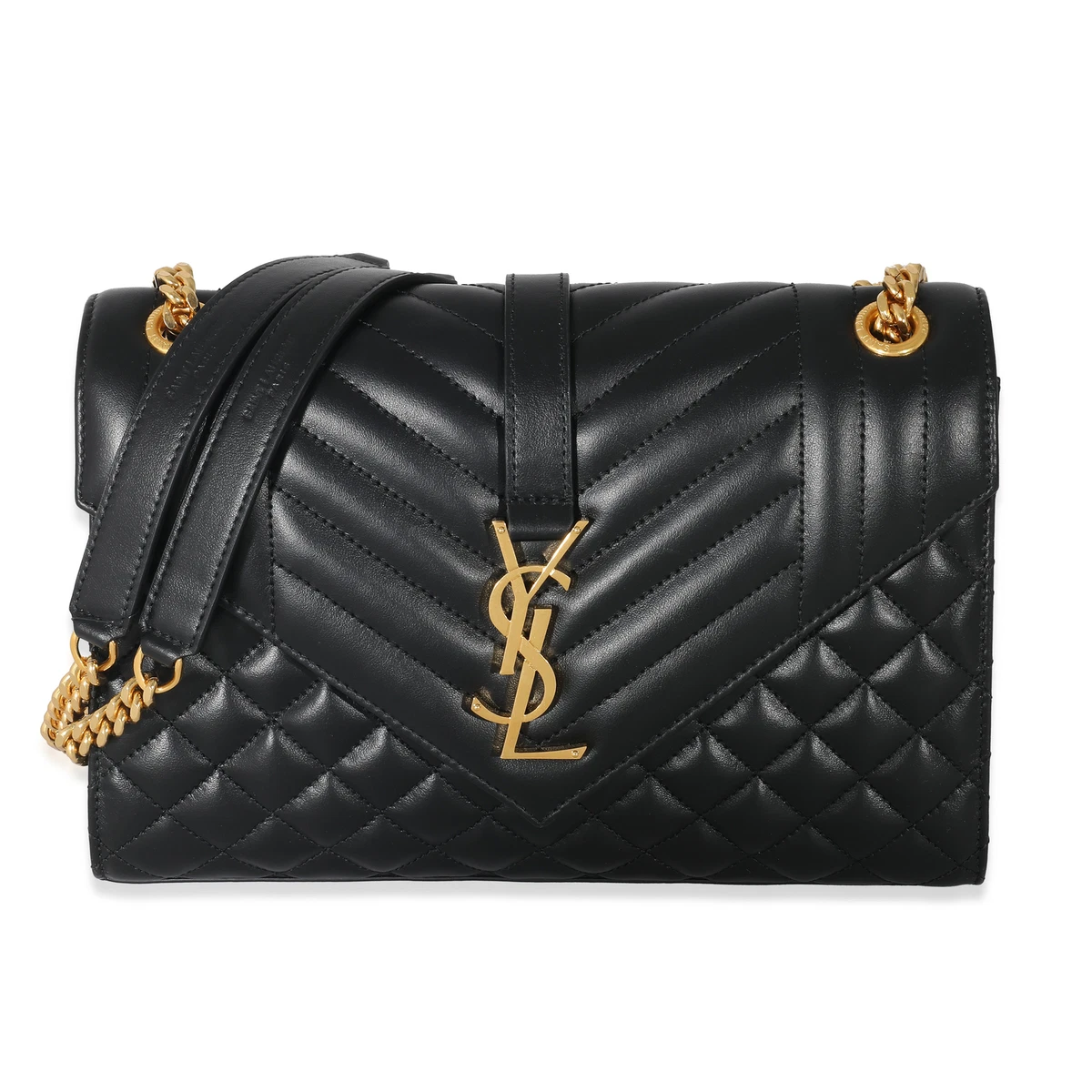 Ways to wear YSL Medium Monogram Matelasse Wallet on Chain 