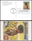 USA4 #UX182 U/A FIRST DAY CARD 2 FDC   Legend of the West Native Culture