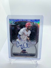 2023 Bowman Chrome Prospect Auto Refractor /499 Carlos De La Cruz #CPA-CDC Auto