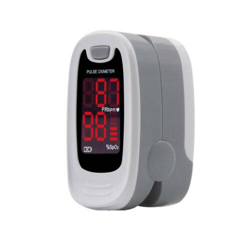 Oxímetro de pulso yema de dedo oxígeno en sangre SpO2 monitor PR oxímetro de frecuencia cardíaca 50 m - Imagen 11 de 12