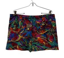 Vintage Toucan Dance Fast Lane Hawaiian All Over Print Birds Shorts Men's Size M