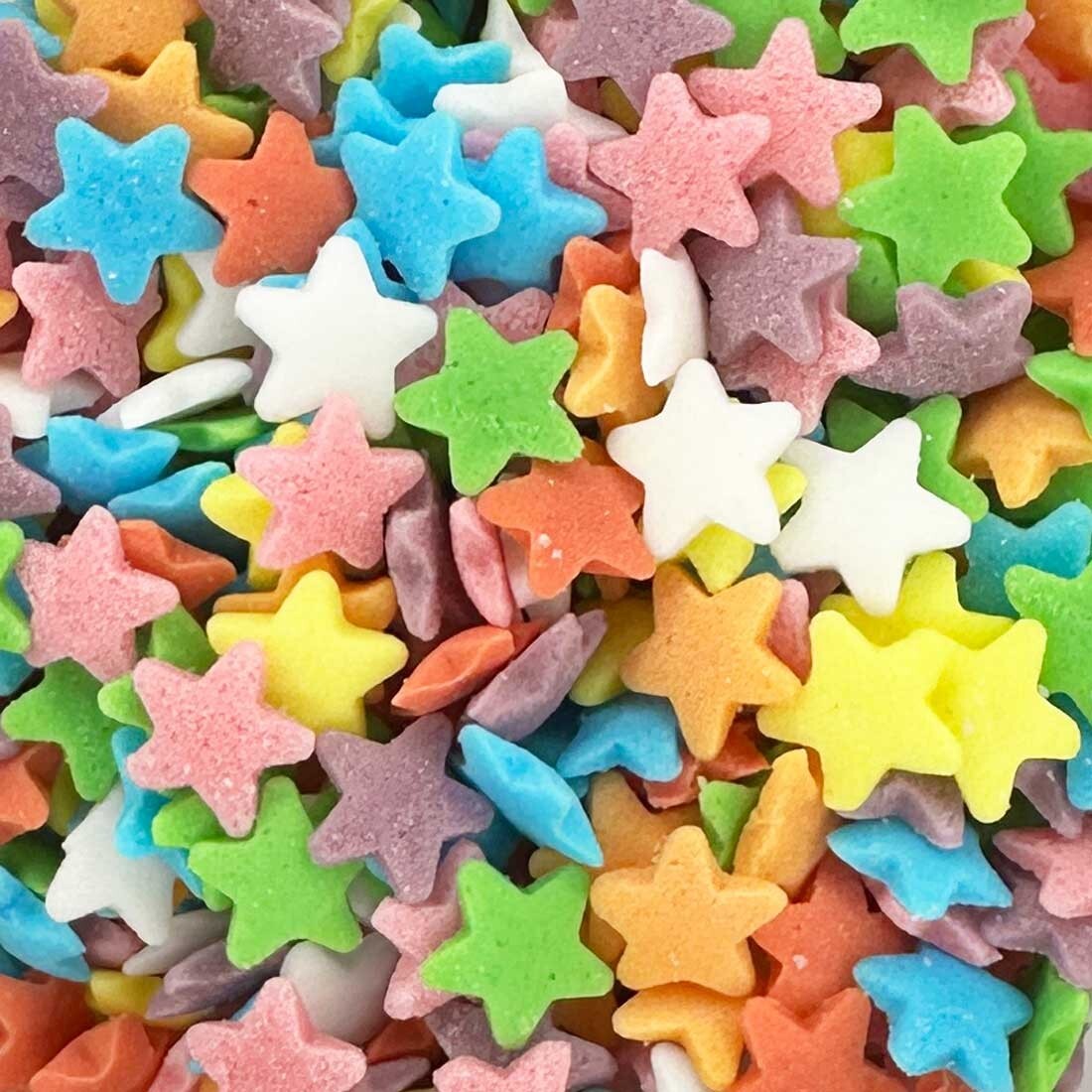 A Pinch Of Matt Rainbow Stars 25g Edible Cake Topper Decorations/Sprinkles 1304