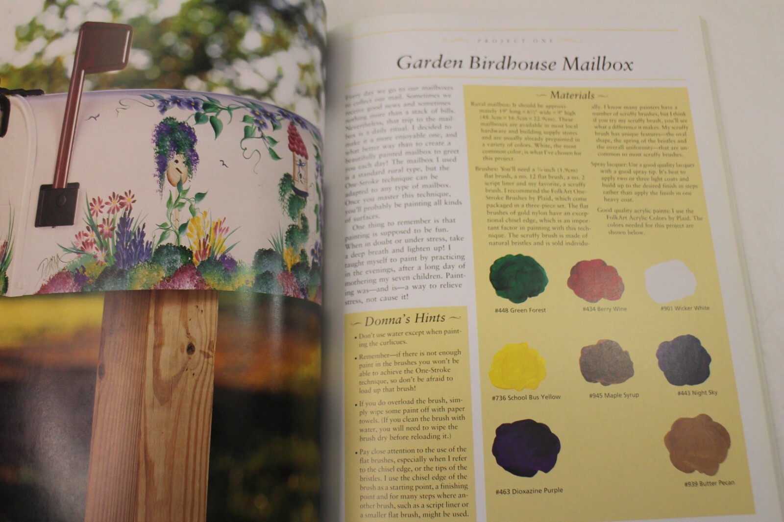 Donna Dewberry's Complete Book of One-Stroke Painting by Donna S. Dewberry 1998