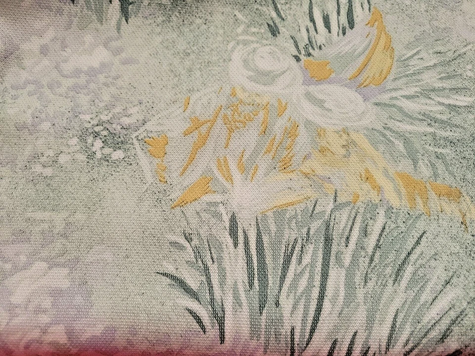 Tela Floral Abstracta Pastel Vintage Tejido Elástico 1 Pieza 66" W x 1yd 25" L Nuevo Foto 3 de 4