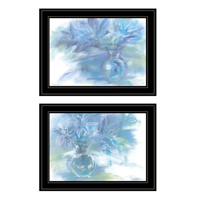 TrendyDecor4U Mid-century Modern ''Morning Glory'' Framed Print Wall Art by Tracy