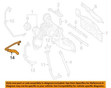 MERCEDES OEM 14-20 CLA250 Turbocharger Components-Water Retrn Tube 2702030900