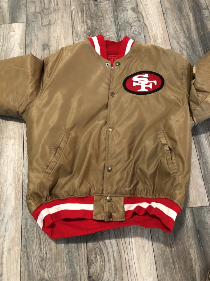 Vintage 90’s Starter San Francisco 49ers NFL Satin Jacket Men’s L USA - Image 4 of 4
