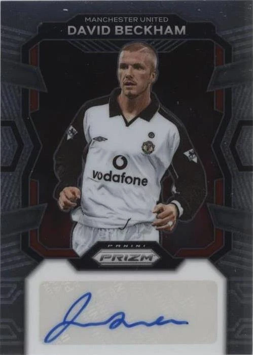 David Beckham ベッカム Panini Prizm AUTO 2023-24 Panini Prizm Premier League - David Beckham #S-DBE for