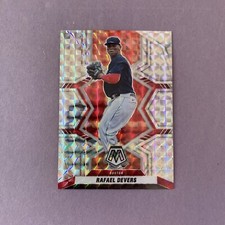 2022 Panini Mosaic Rafael Devers Silver Mosaic Prizm #2 Boston Red Sox