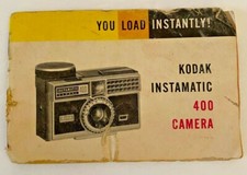 Kodak Instamatic 400 Camera 1963 Original Manual