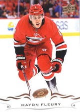 2018-19 Upper Deck #34 Haydn Fleury Carolina Hurricanes
