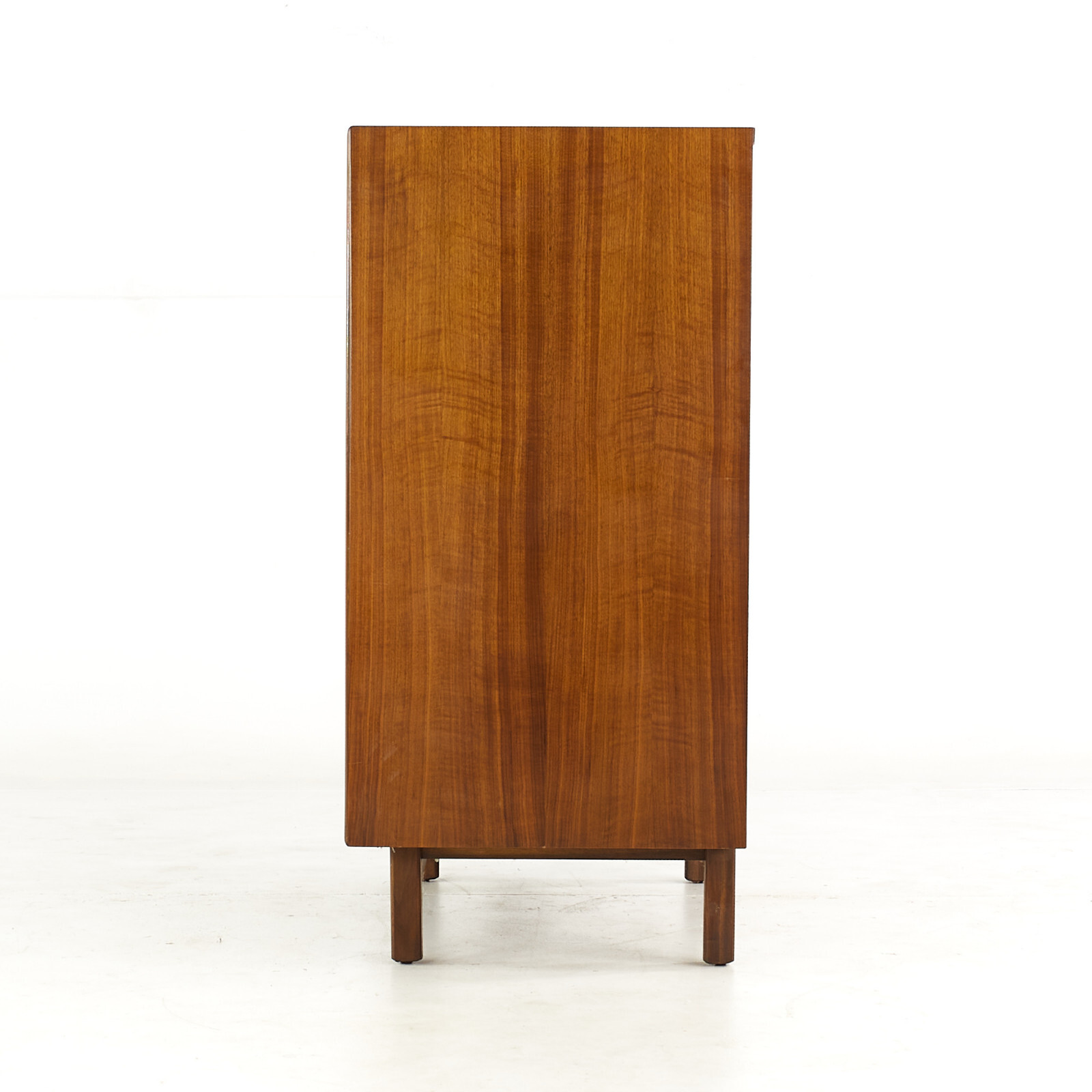 Cavalier Furniture Mid Century Walnut and Brass Highboy Dresser eBay