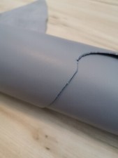 3-4 oz 1.2-1.6mm LITE BLUE LEATHER HIDE SMOOTH 12 sqf MEDIUM TEMPER LOW SHEEN