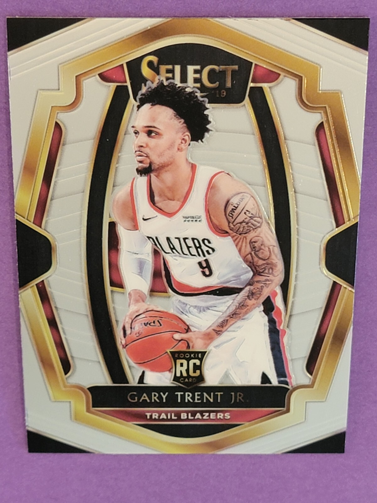 Gary Trent Jr 2018-19 Select #163 Premier Level Portland Trail Blazers Rookie