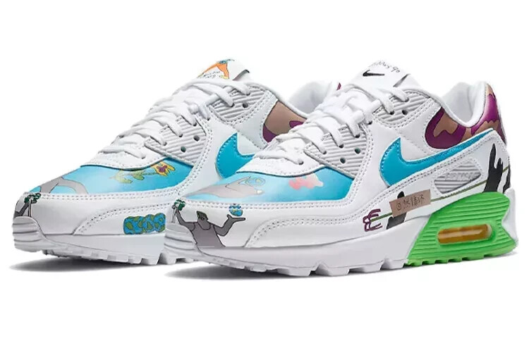 Size 10.5 - Ruohan Wang x Nike Air Max 90 Flyleather Multicolor