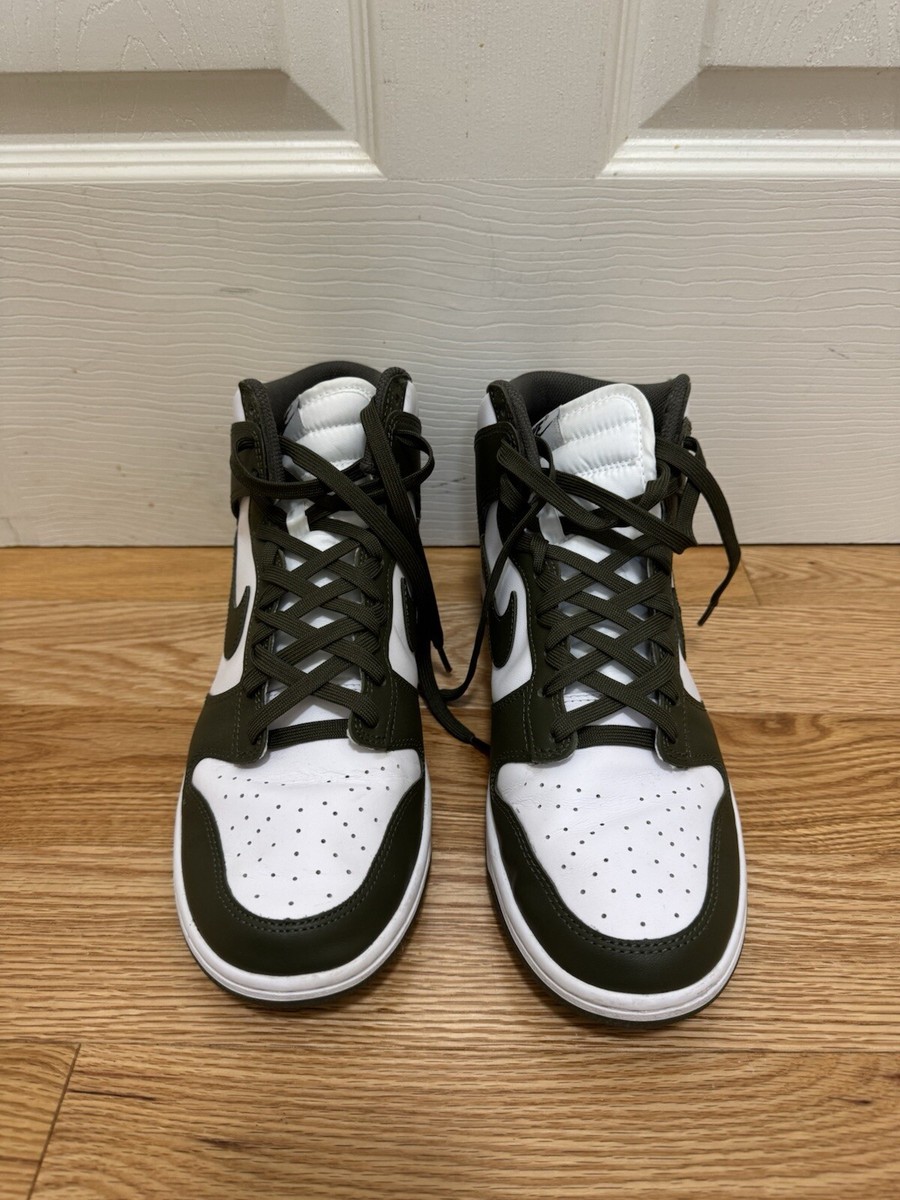 Men Size 10 Shoes Nike Dunk 2022 High Top Cargo Khaki Green  display picture 1
