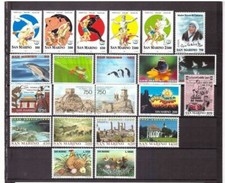 S22589) SAN MARINO 1996 MNH** Année Compl. - Cpl Année Set 22V + 3 S/S + Livre.