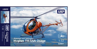 Hughes TH-55A Osage, American light helicopter (Model kit) 1/32 AMP 32001