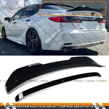 For 25-26 Toyota Camry PSM Style Gloss Black Trunk + Rear Window Roof Spoiler
