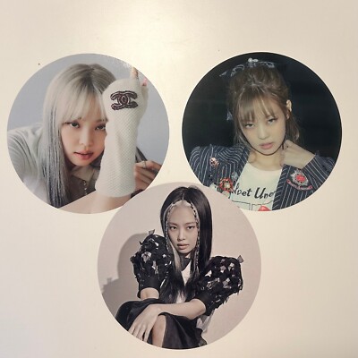 BLACKPINK JENNIE OFFICIAL POSTCARDS HERA ADIDAS JAPAN VINYL BORN