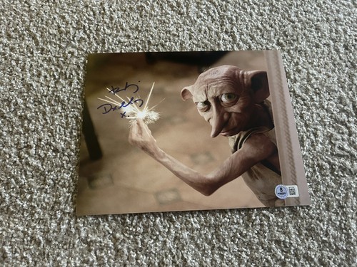 TOBY JONES Signed Autographed 8x10 Photo HARRY POTTER DODDY X BAS BECKETT A