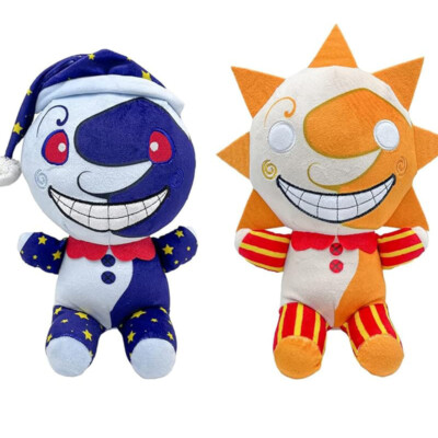 2PCS FNAF Sundrop Moondrop Plüsch Puppe Boss Security Breach Kinder Geschenke