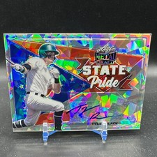 Tyler Black Auto Crystal 2021 Leaf Metal Draft State Pride #SP-TB1 Brewers