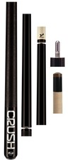 New Viking Black Crush Break/Jump Cue - Linen Wrap - V Crush 13mm Shaft