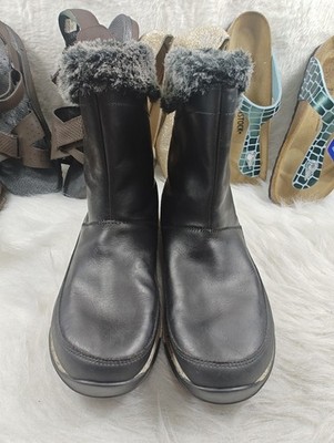 Chaco Borealis Black Leather Waterproof Boots Women s Size 10 Shoes