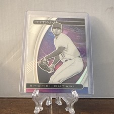 2021 Panini Chronicles Titan Prizm Shohei Ohtani #6 Los Angeles Angels Baseball