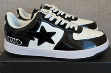 A Bathing Ape BAPE BLACK x Bapesta White Black for sale | eBay