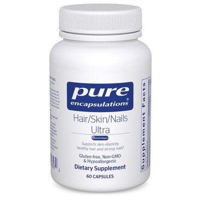 Pure Encapsulations Hair Skin Nails Beauty Supplement 60ct