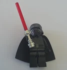 LEGO Star Wars Kylo Ren Minifigure w/ Cape, Helmet & Red Lightsaber, 4pc