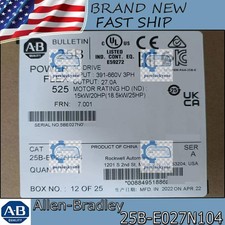 25B-E027N104 New NEW PLC PowerFlex 525 18.5kW (25Hp) AC Drive Free Ship US