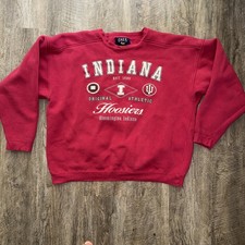 Vintage 90s Indiana University Hoosiers Crewneck Sweatshirt Size XL