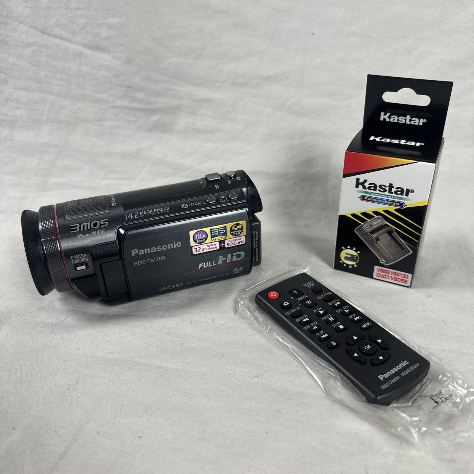 1080p Hd Camera W/ Remote Tested
